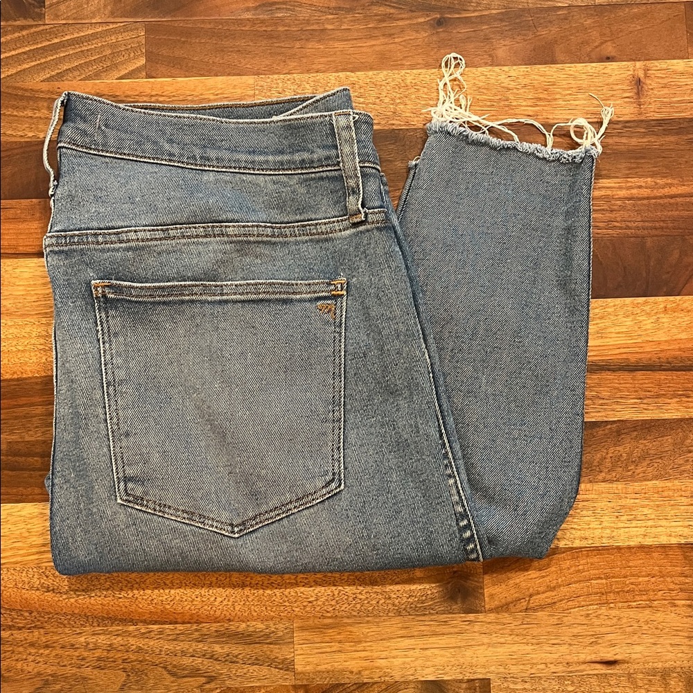 Madewell 10" High-Rise Skinny Jeans in Ainsworth Wash: Raw-Hem Edition